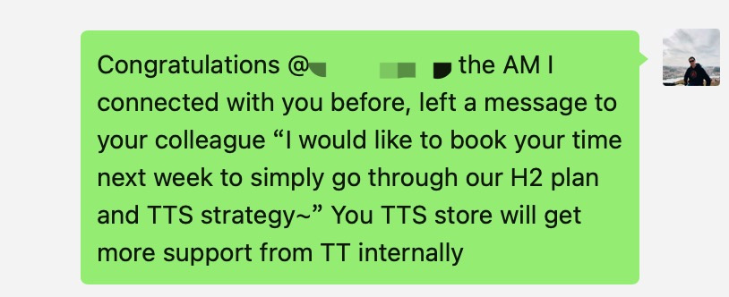 TikTok support screenshot